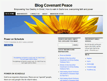 Tablet Screenshot of blog.covenantpeace.com
